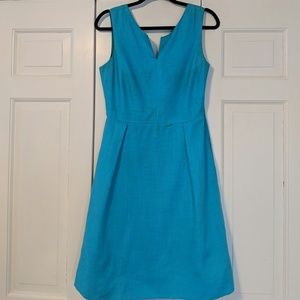 Blue Linen Summer Dress by kate spade
